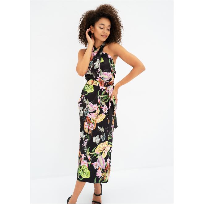 Letní květinové midi šaty MOSQUITO