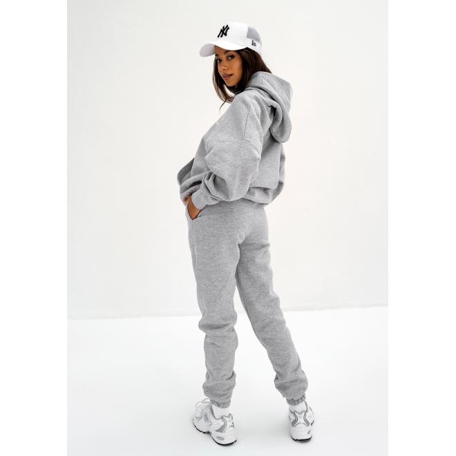 Mikina s kapucí MOSQUITO ve světle šedé barvě