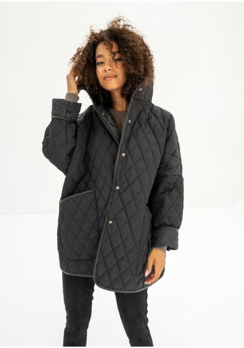 Dámská prošívaná bunda MOSQUITO v černé barvě