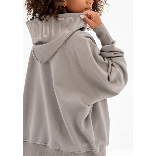 Mikina MOSQUITO béžové barvy s klokaní kapsou