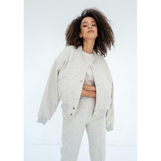 Bavlněná šedá bomber bunda MOSQUITO