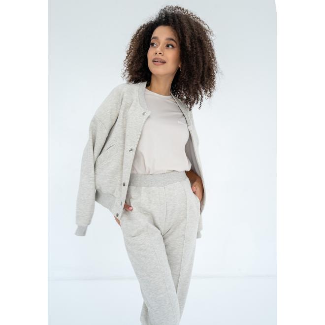 Bavlněná šedá bomber bunda MOSQUITO