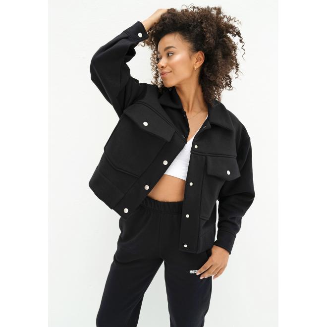 Černá cargo bunda MOSQUITO pro dámy