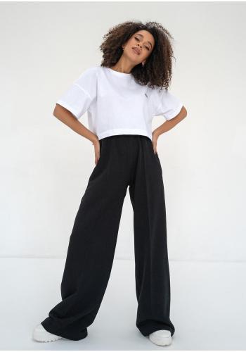 Široké tepláky MOSQUITO v černé barvě