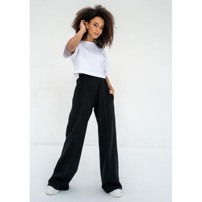 Široké tepláky MOSQUITO v černé barvě