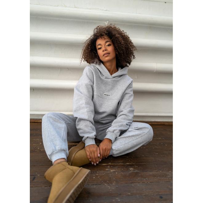 Mikina s logem MOSQUITO v šedé barvě